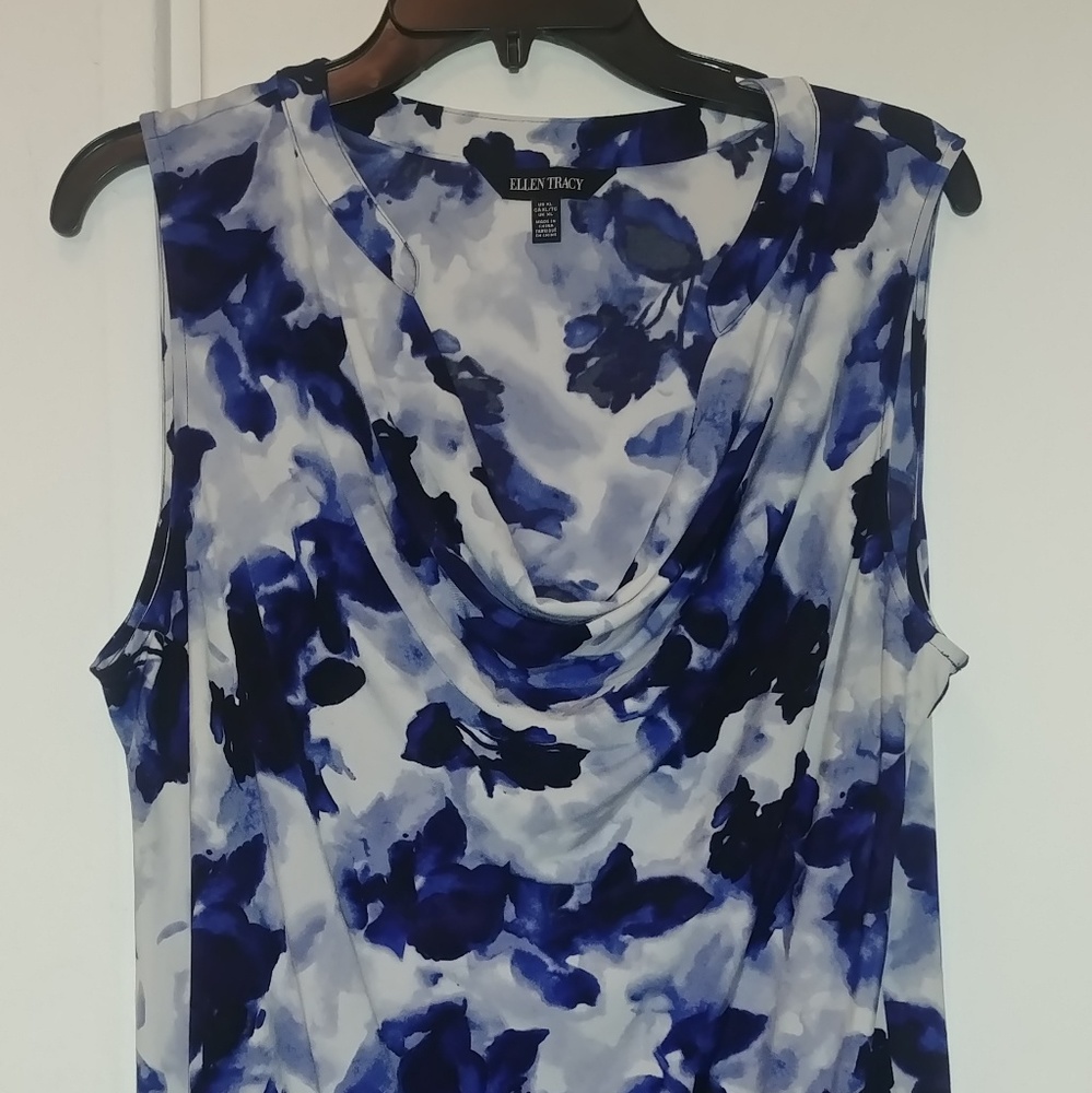 SALE! Ellen Tracy pullover cowl neck shell